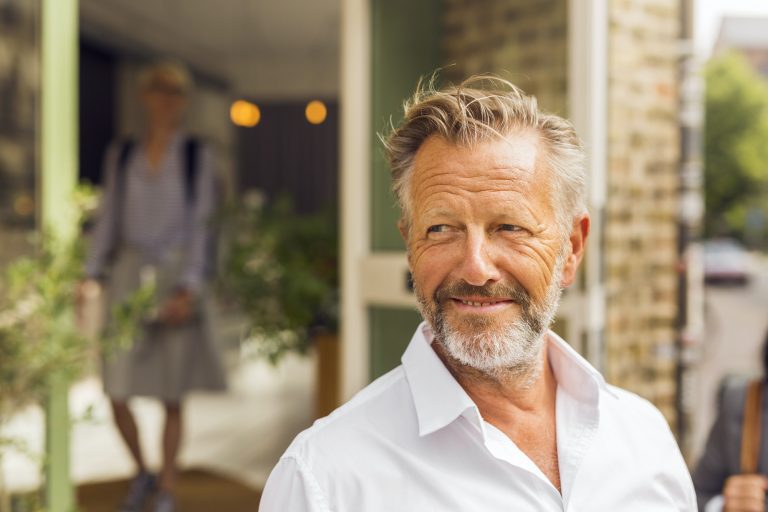 portrait of senior man